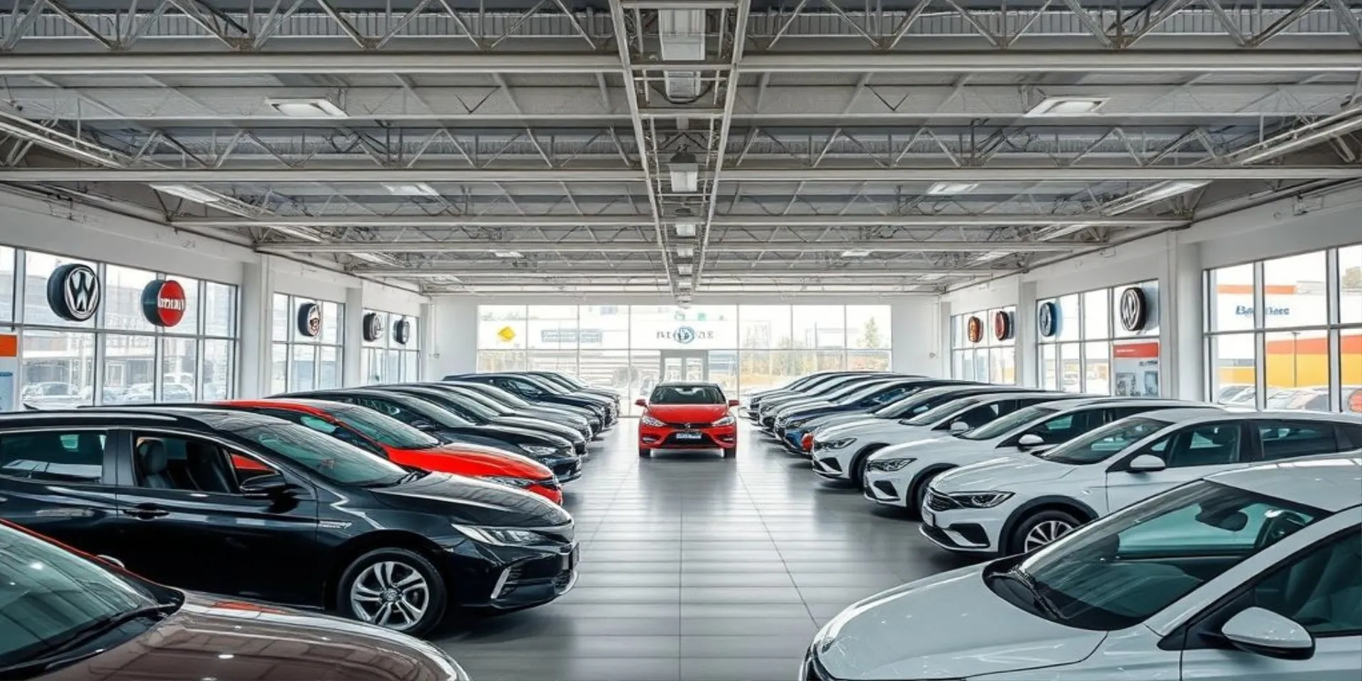 Verkaufsraum Autohaus